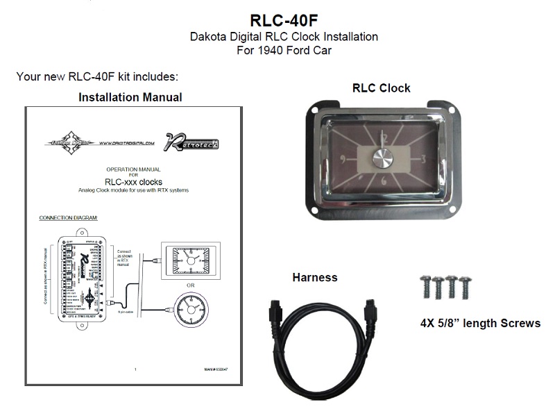 RLC-57C Included Items