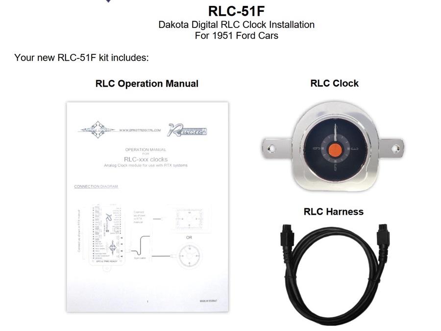RLC-51F Included Items