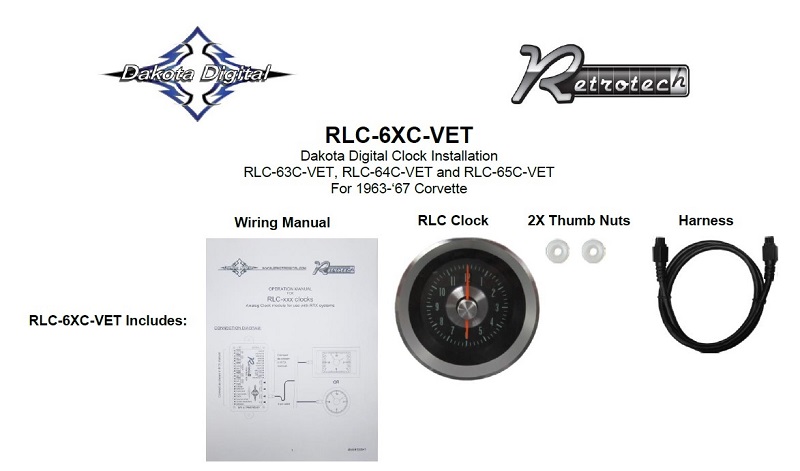 RLC-63C-VET Included Items