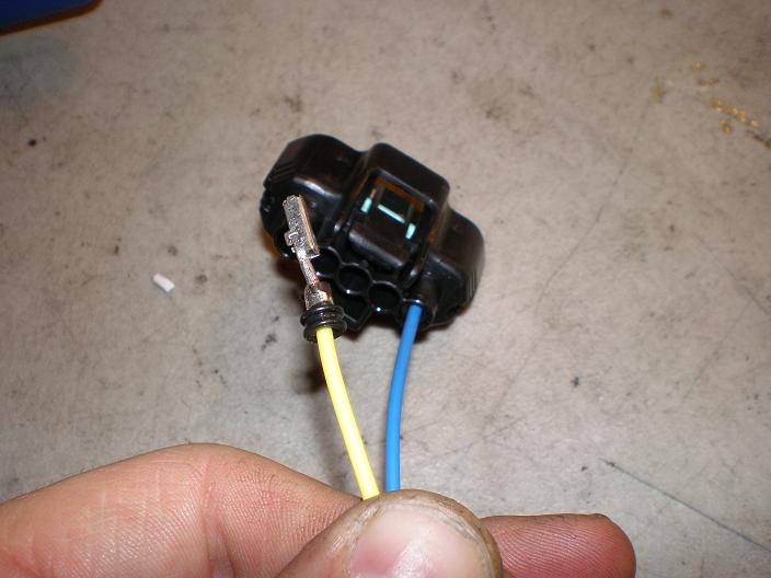 New OEM terminals and wire seals for repair and replacement of damaged