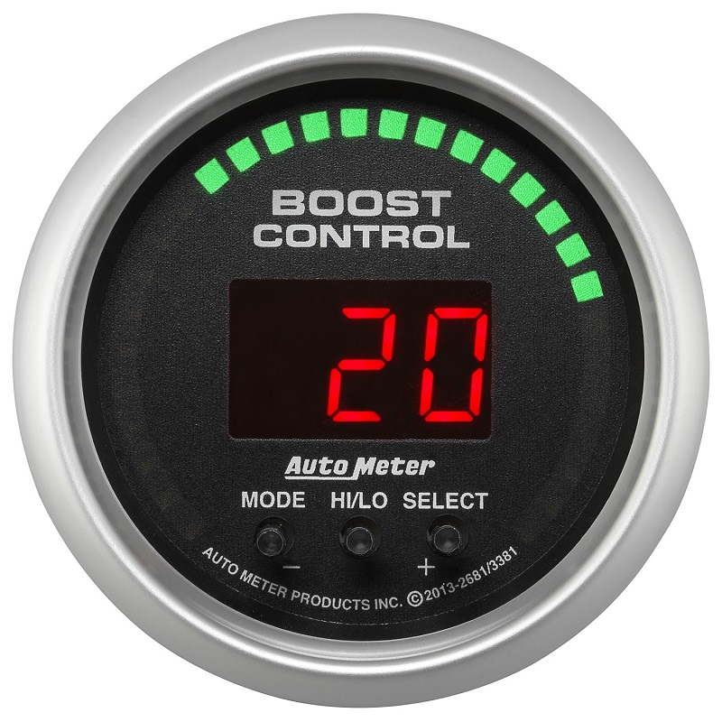 Auto Meter 3381 Sport Comp//Sport Comp II 2-1//16 Boost Control Gauge