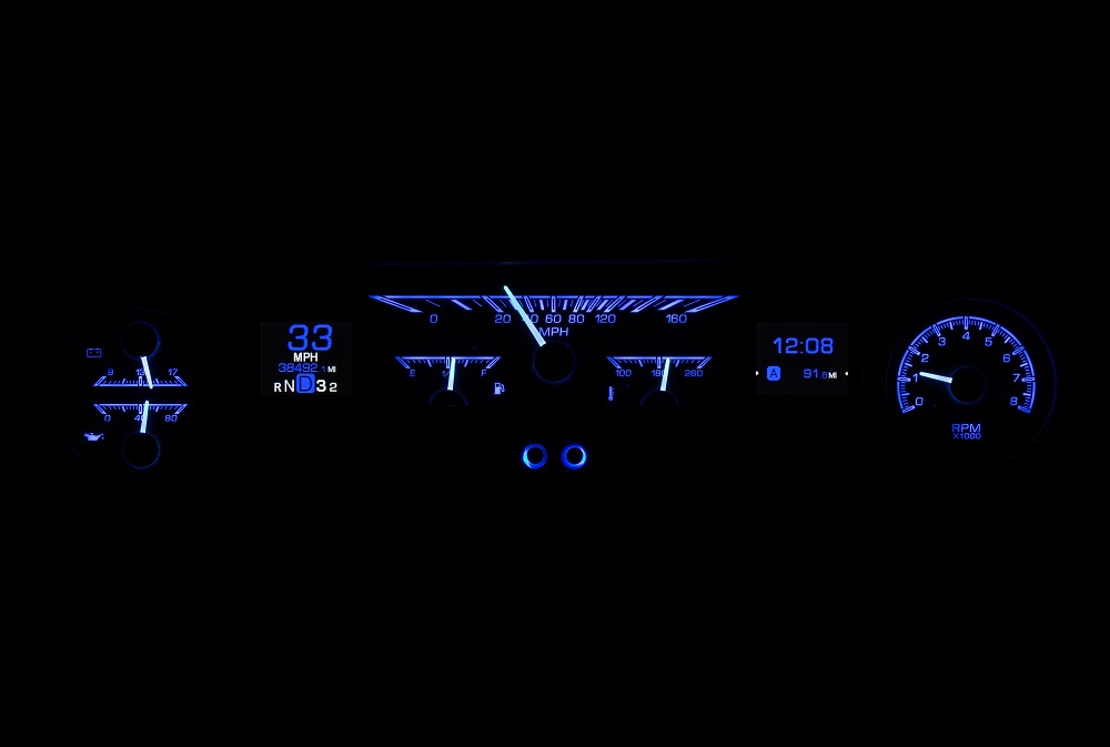 HDX-64F-FAL Steel Blue Night Time View