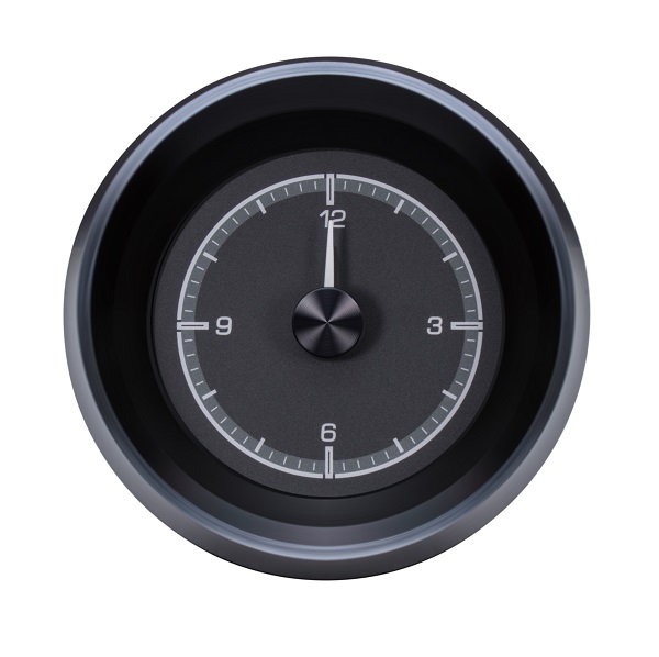 HLC-63C-VET-K Clock Gauge with BLACK ALLOY style