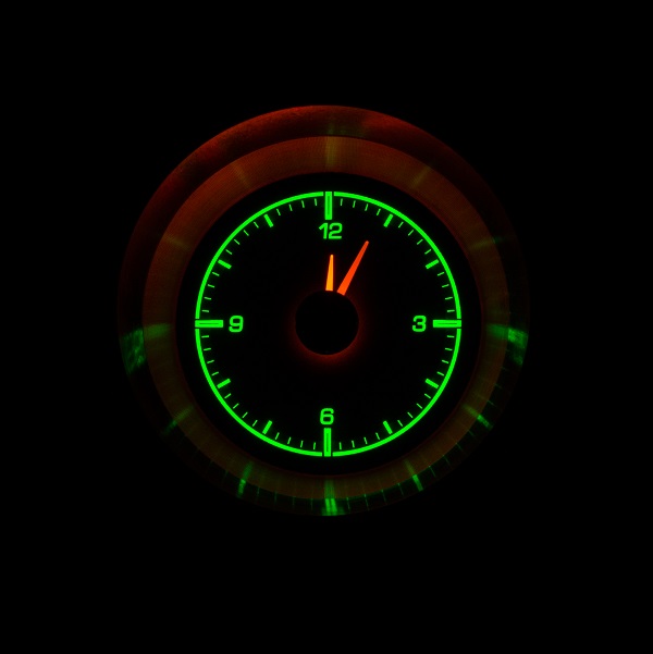 HLC-63C-VET Clock Gauge Emerald Night View