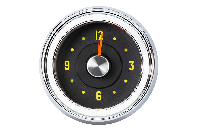 RLC-51C Clock Yellow Flare White Theme