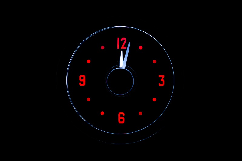 RLC-51C Clock Gauge Fire and Ice Theme