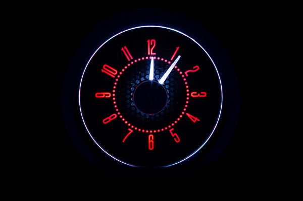 RLC-55C Clock Gauge Fire and Ice Night View