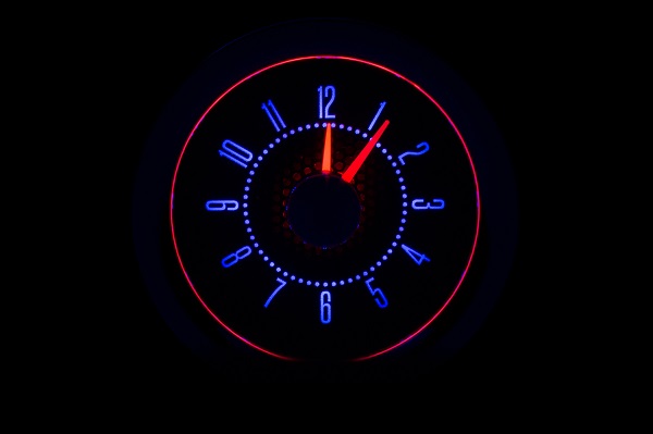 RLC-55C Clock Gauge Ice and Fire Night View