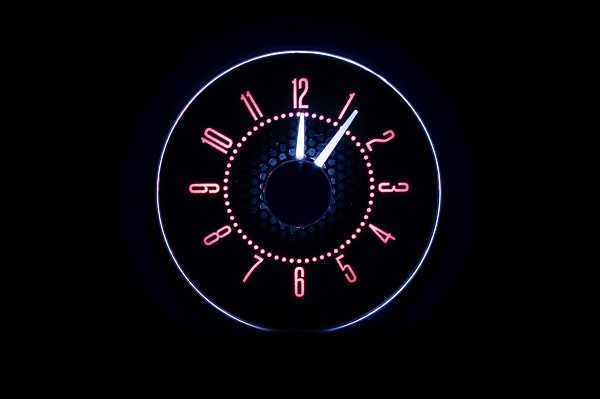 RLC-55C Clock Gauge Wild Rose Night View