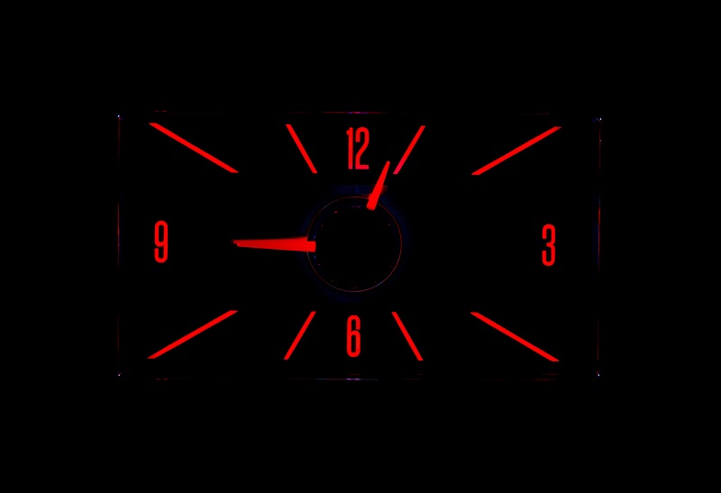 RLC-57C Clock Gauge Fire and Ice Night View