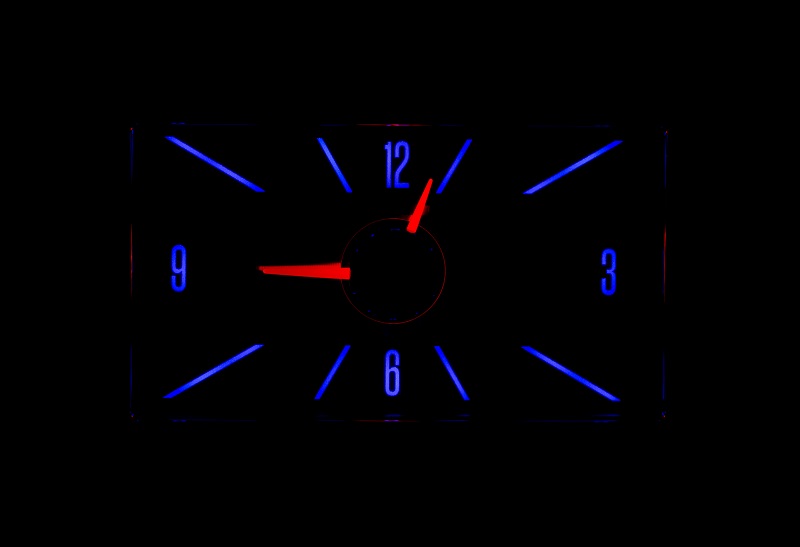 RLC-57C Clock Gauge Ice and Fire Night View