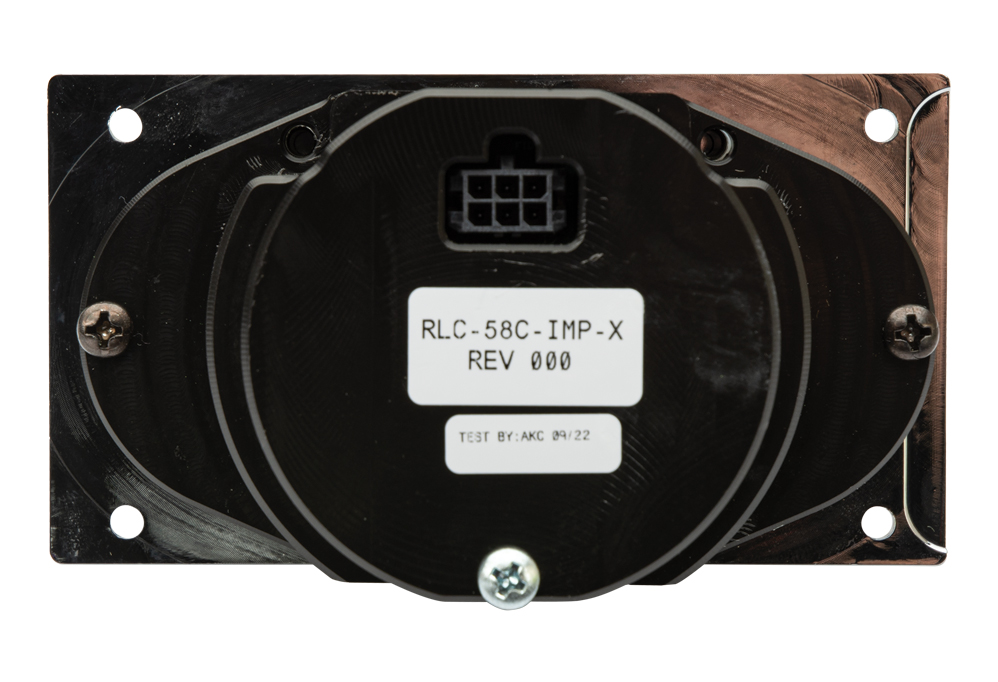 RLC-58C-IMP Clock Gauge Back of System
