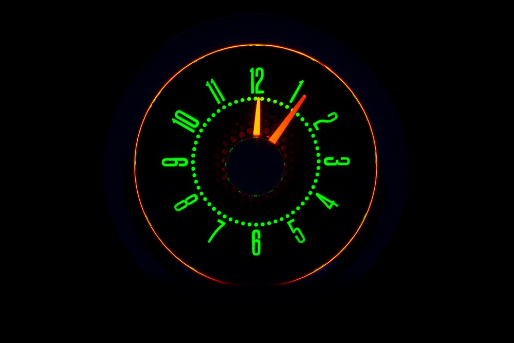 RLC-58C-VET Clock Gauge Emerald Night View