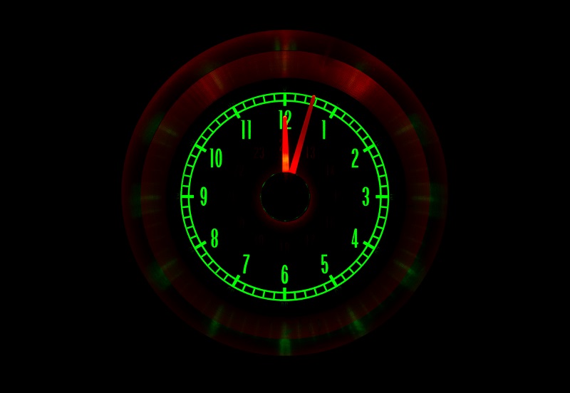 RLC-65C-VET Clock Gauge Emerald Night View