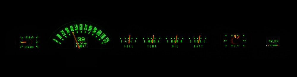 RTX-50M-X Emerald Theme, Night View