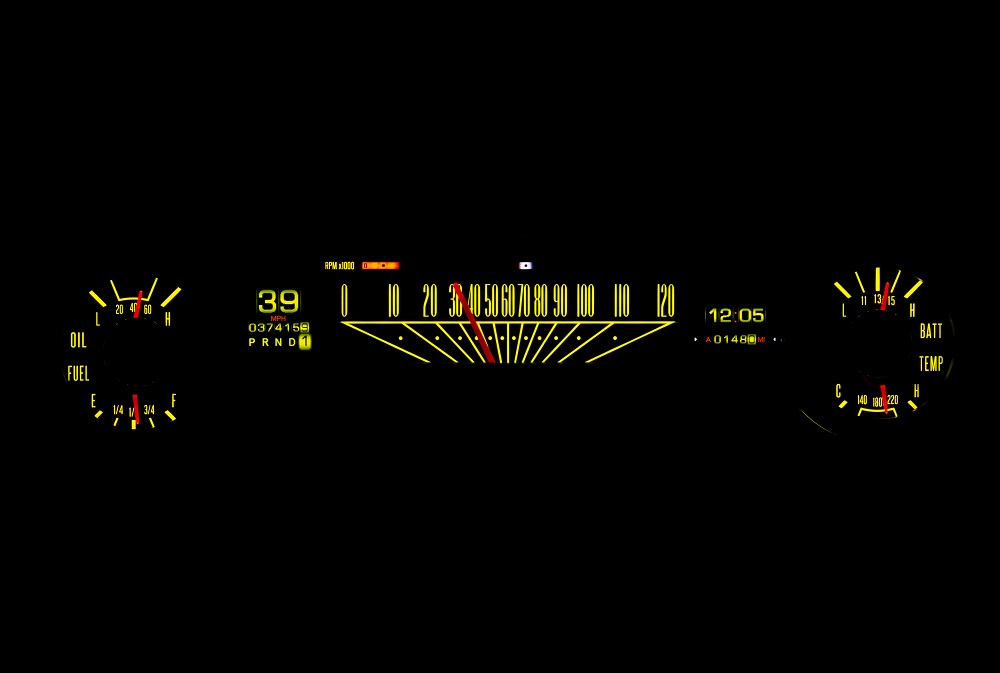 RTX-64F-FAL-X Yellow Flare Night View