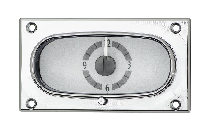 VLC-58C-IMP Clock GaugeSilver Alloy Style