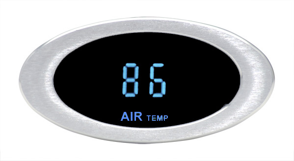Ryde Chrome Dashboard Air Temp Thermometer